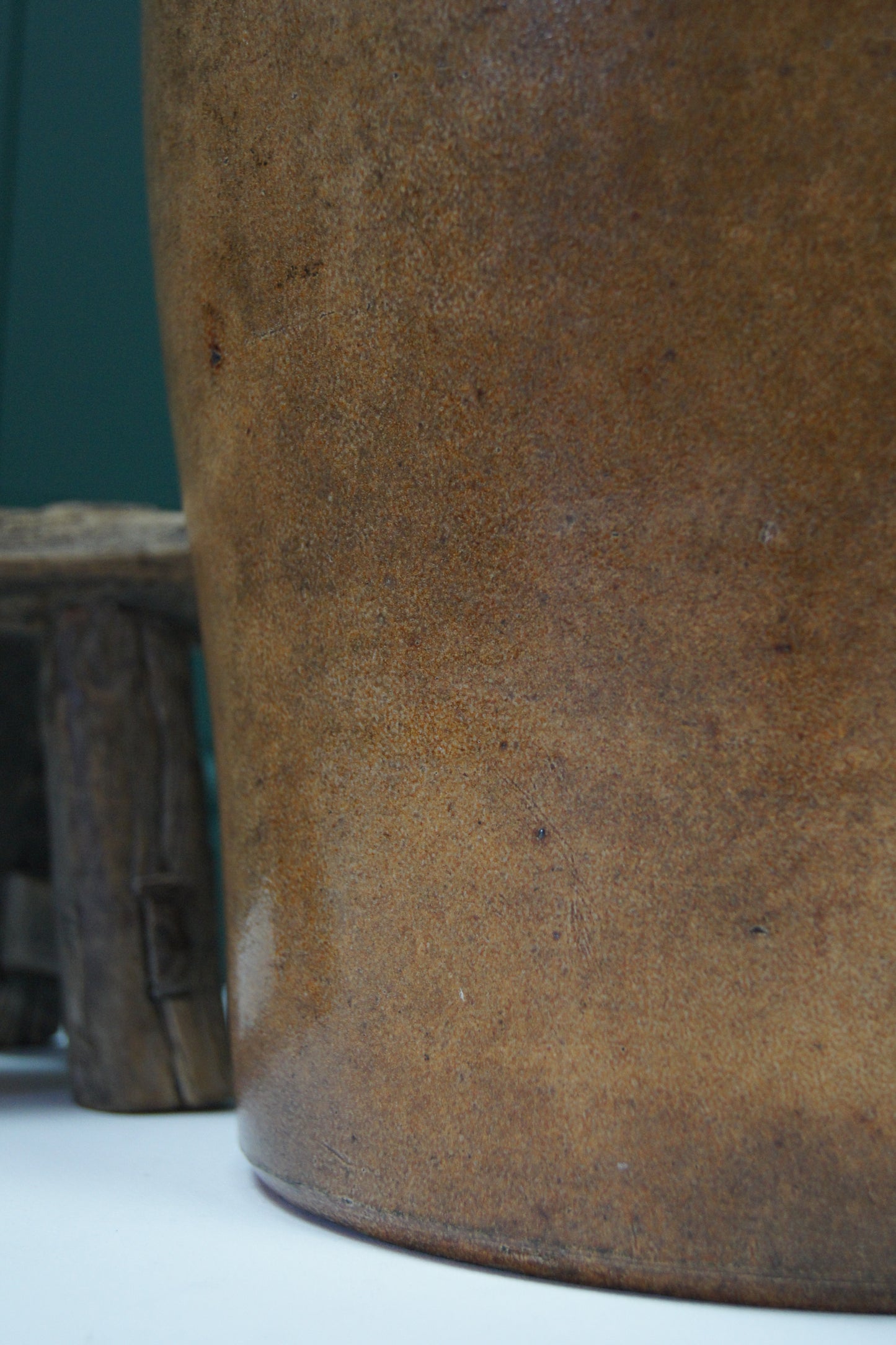 Large Antique Fulham Stoneware Flagon