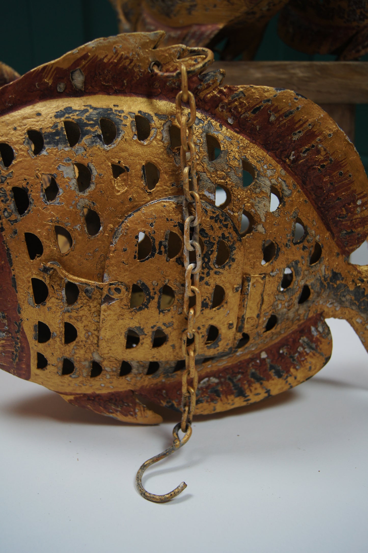 Hanging Metal Candle Holder Lantern Piranhas