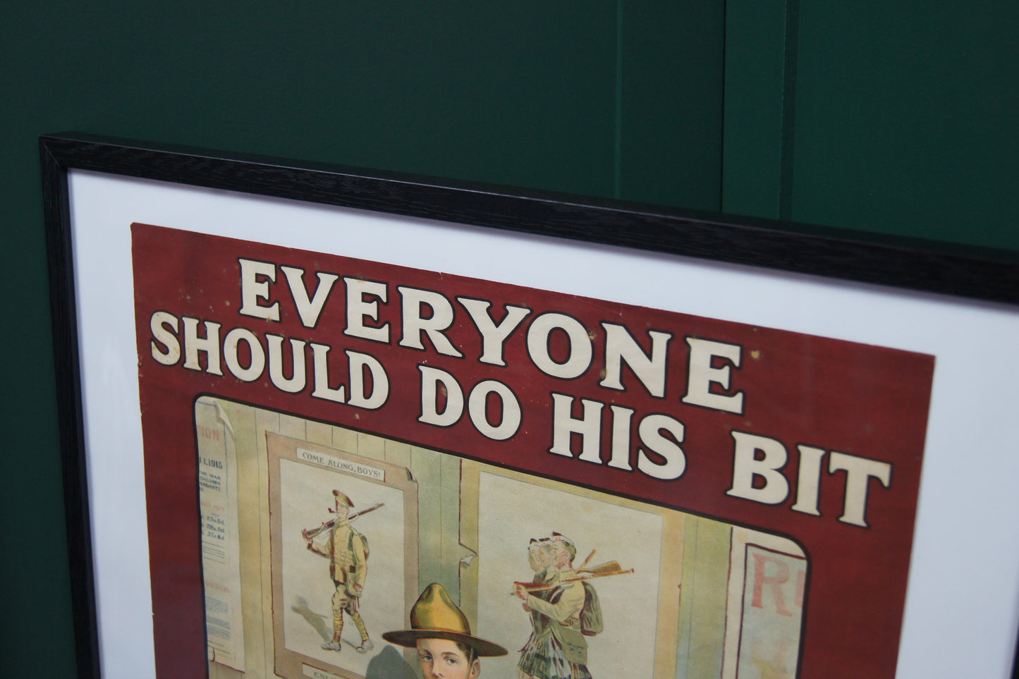 Original WW1 Recruitment Poster - Everyone Should Do His Bit