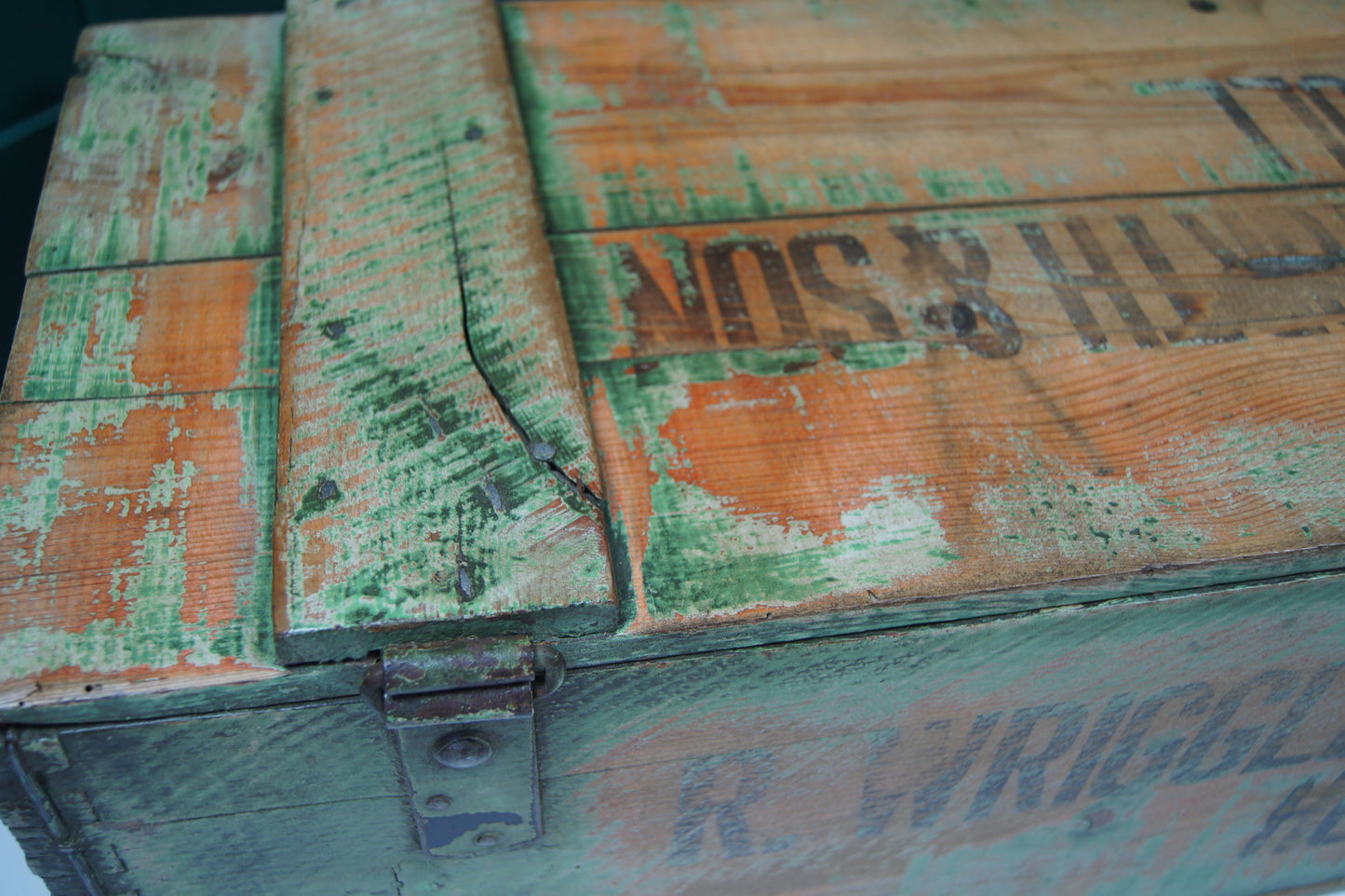 Vintage Wooden Lidded Storage Chests/Crates