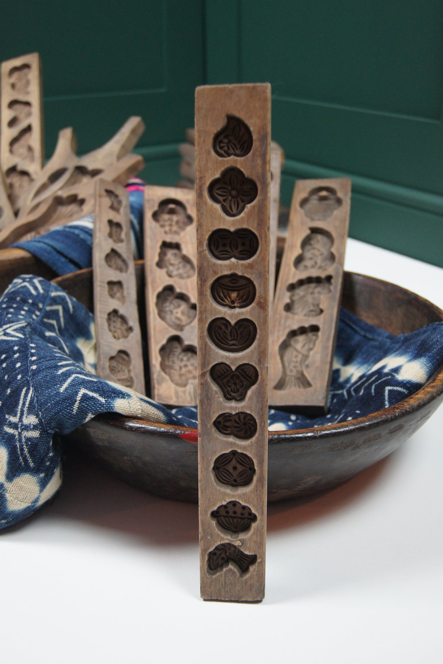 Small Wooden Vintage Chinese/Japanese Cake Mold