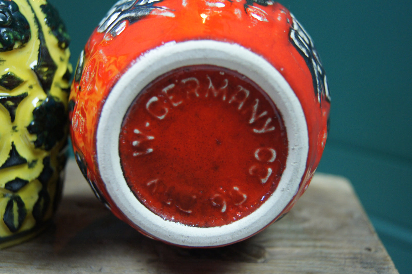 Small Red West German Vase '98-20'