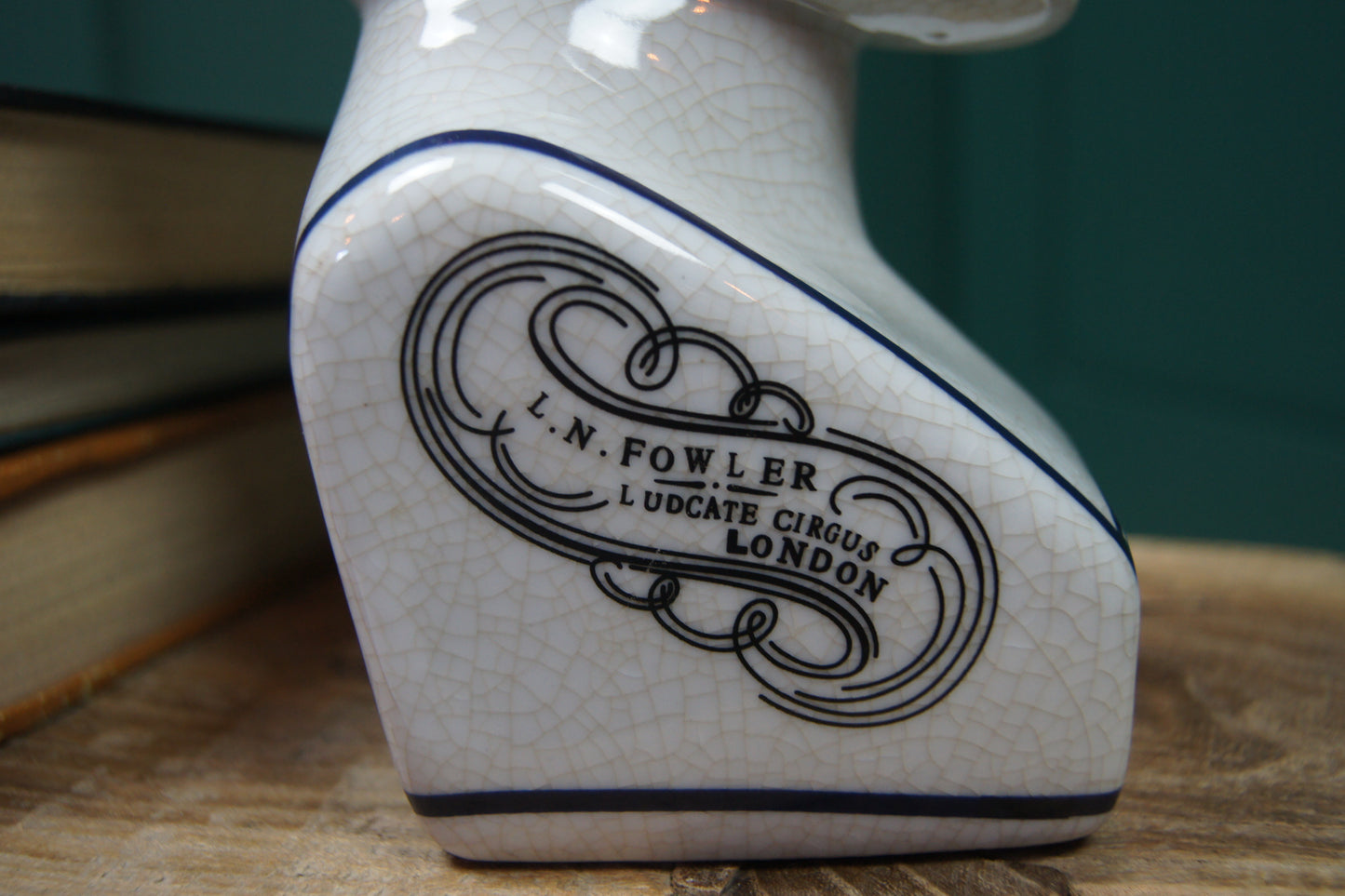 Ceramic Phrenology Head Ornament