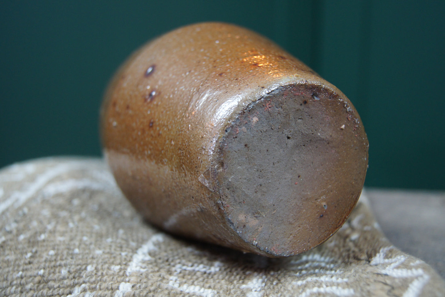 Antique English Salt Glazed Stoneware Ale Jug