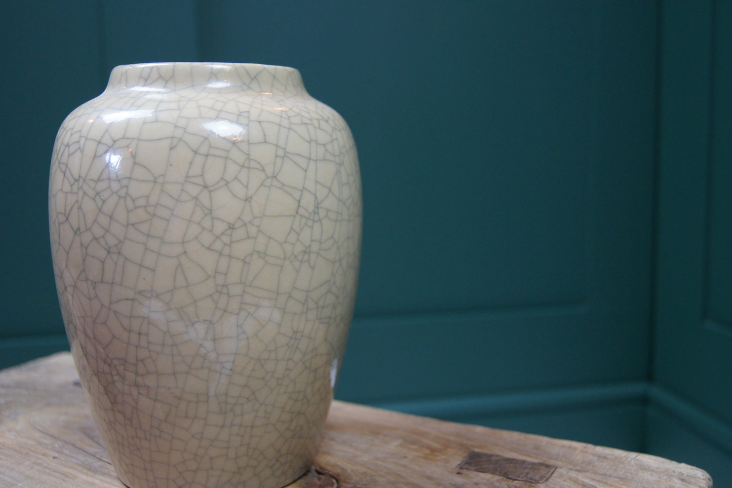 Crackle Glazed Pottery - Vase