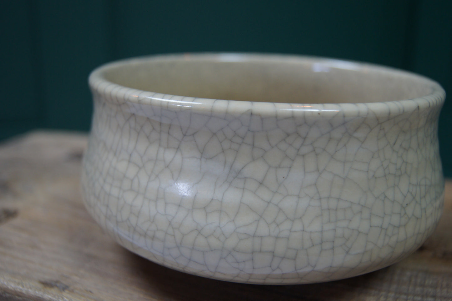 Crackle Glazed Pottery - Small Bowl
