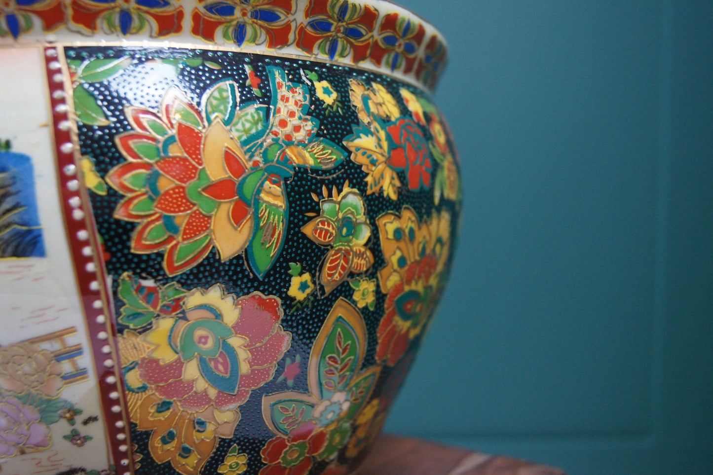 Gilt Oriental Chinese Planter