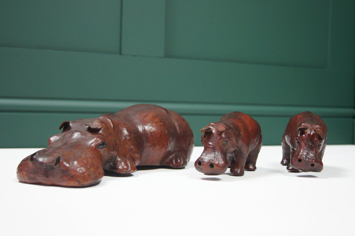 Large Liberty Style Leather Hippopotamus