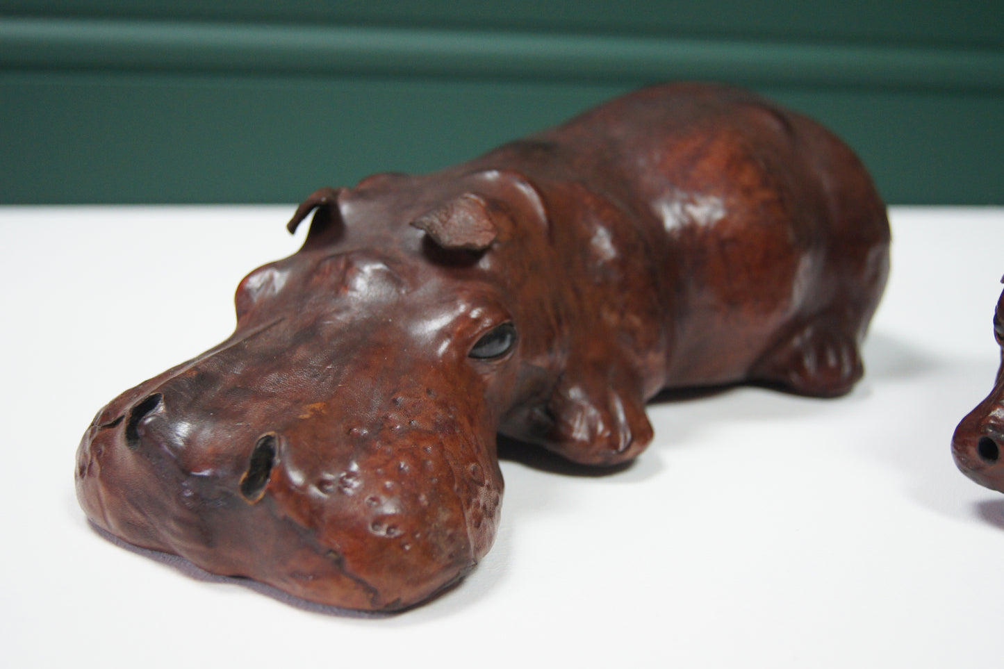 Large Liberty Style Leather Hippopotamus