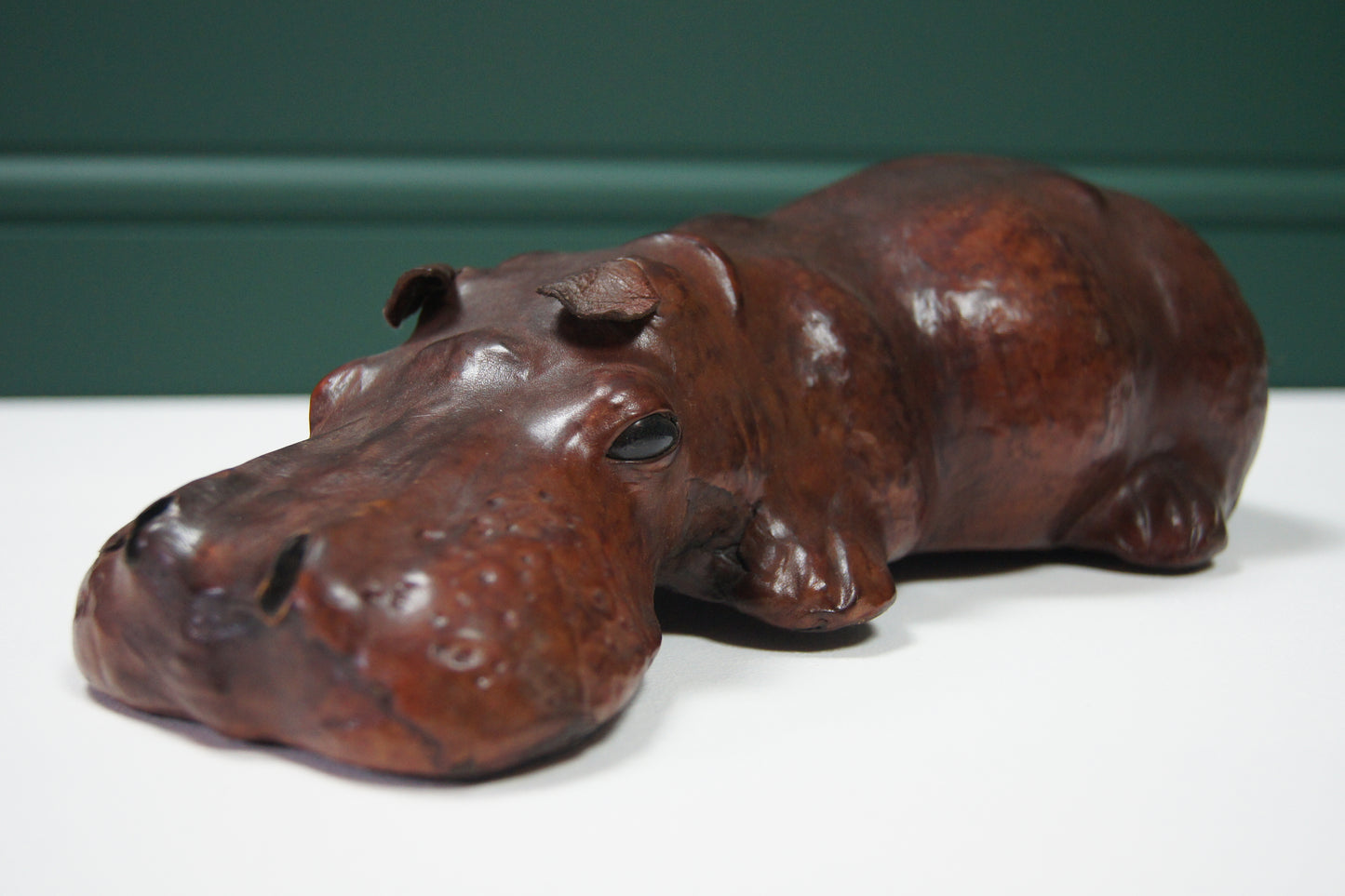 Large Liberty Style Leather Hippopotamus