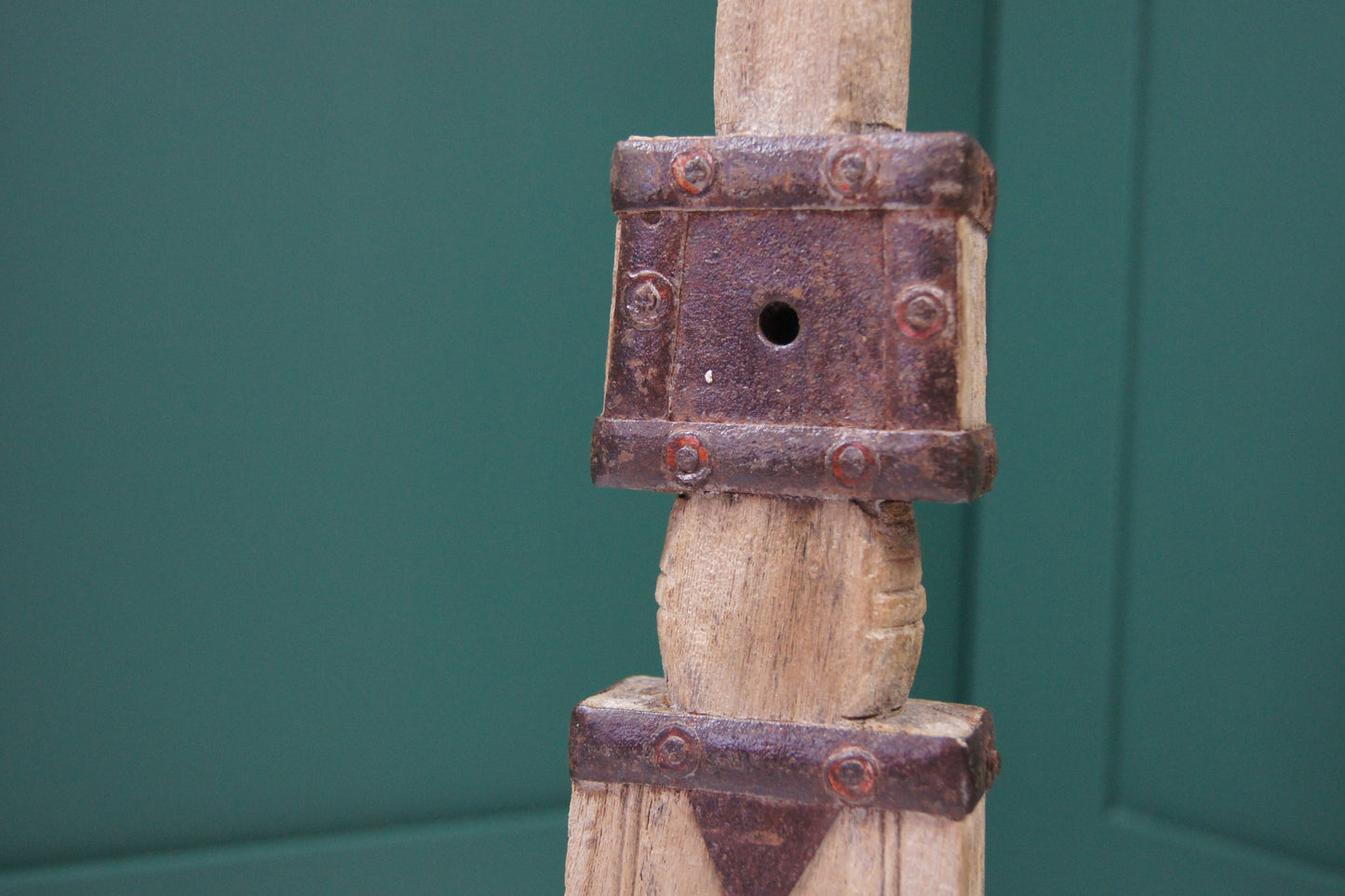 A Pair of Decorative Wooden Sculptures