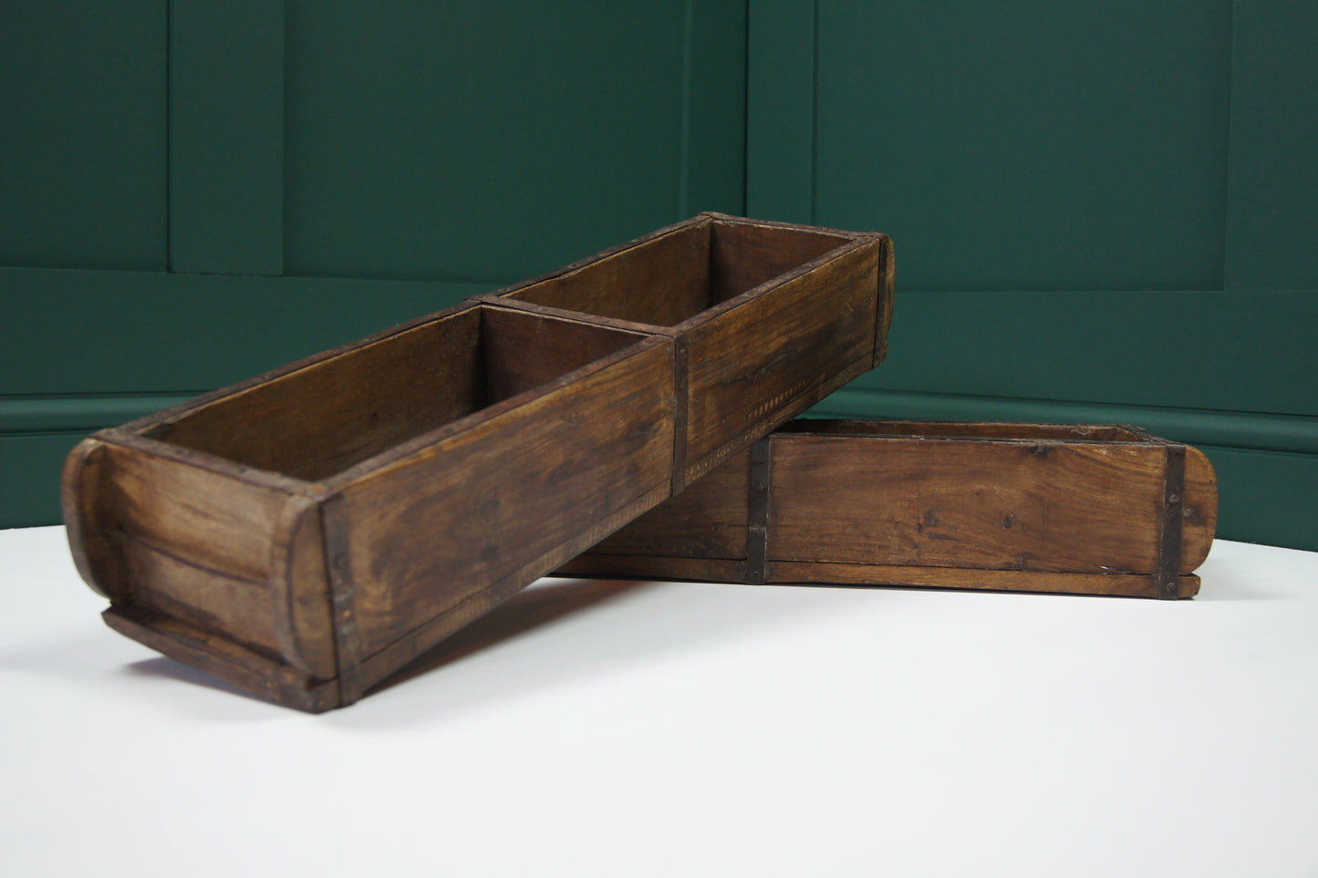 Vintage Double Wooden Brick Molds