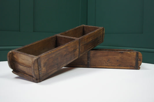 Vintage Double Wooden Brick Molds