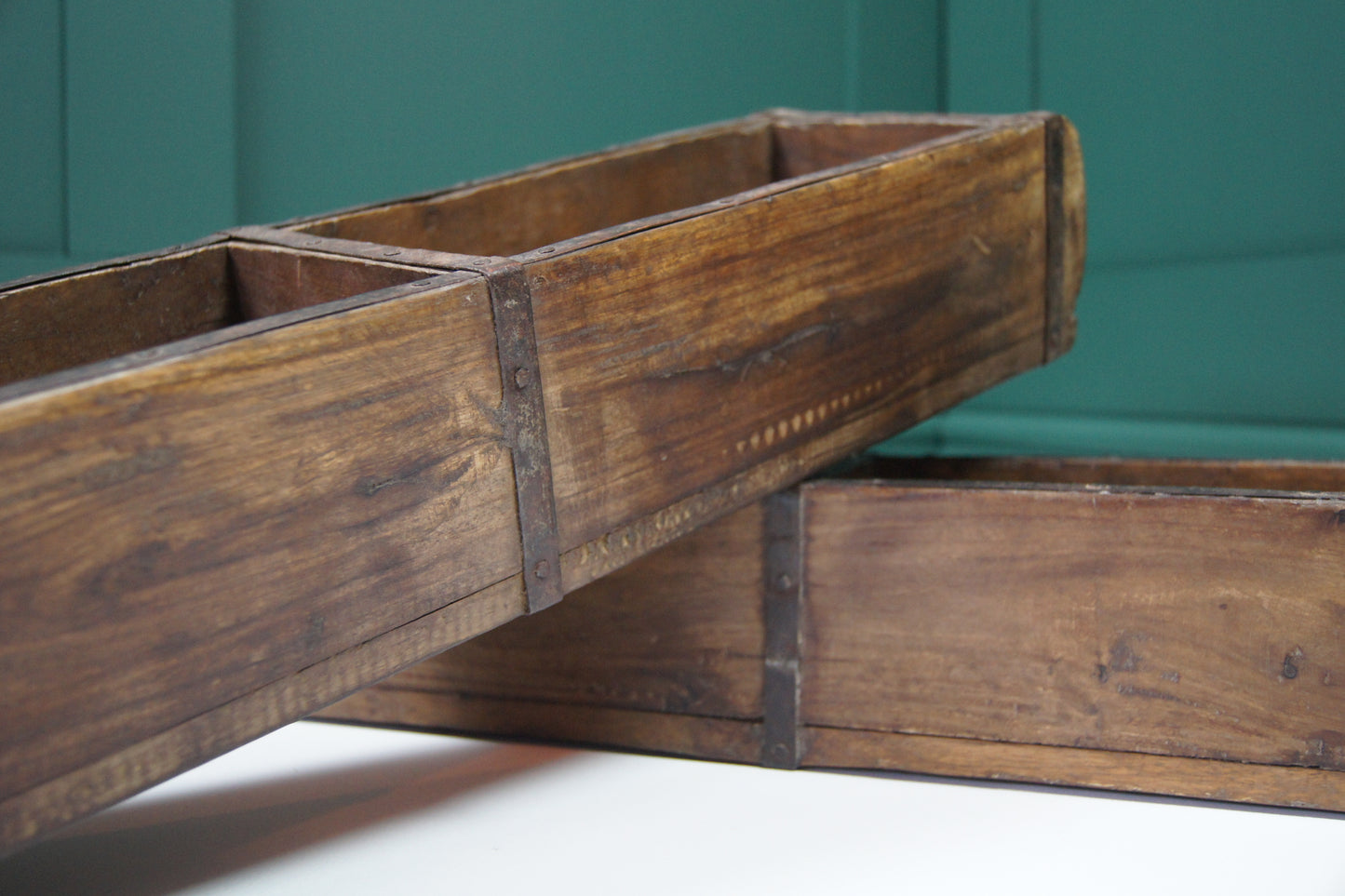 Vintage Double Wooden Brick Molds