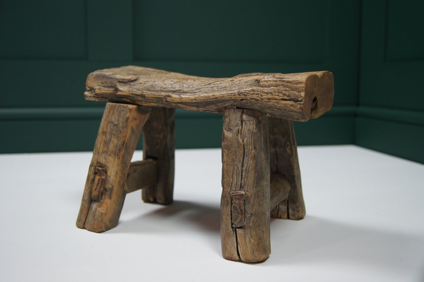 Rustic Antique Mini Stool