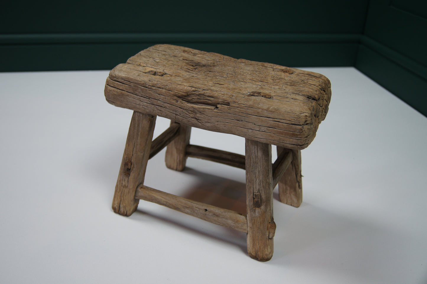 Small Rustic Wooden Stool