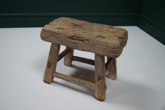 Small Rustic Wooden Stool