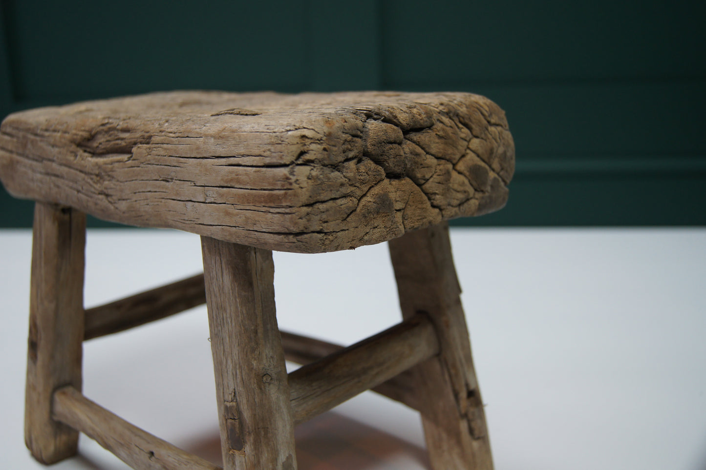 Small Rustic Wooden Stool