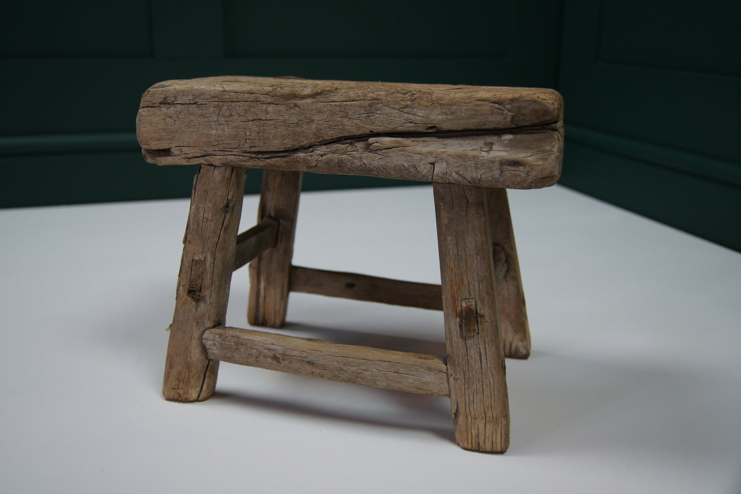 Small Rustic Wooden Stool