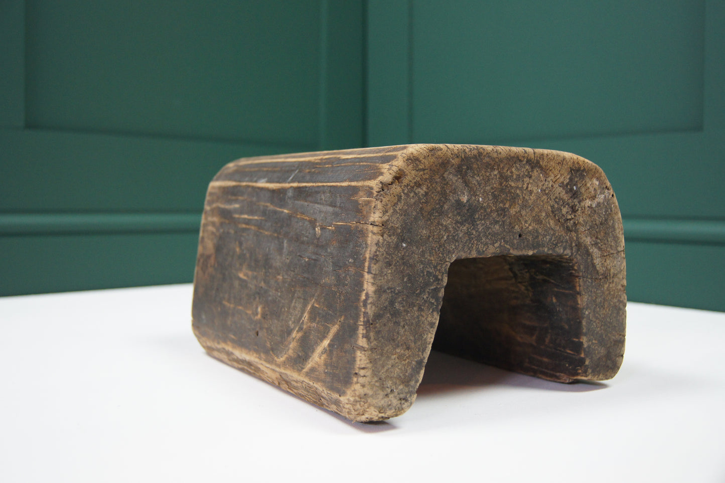 Quirky Curved Wooden Stool