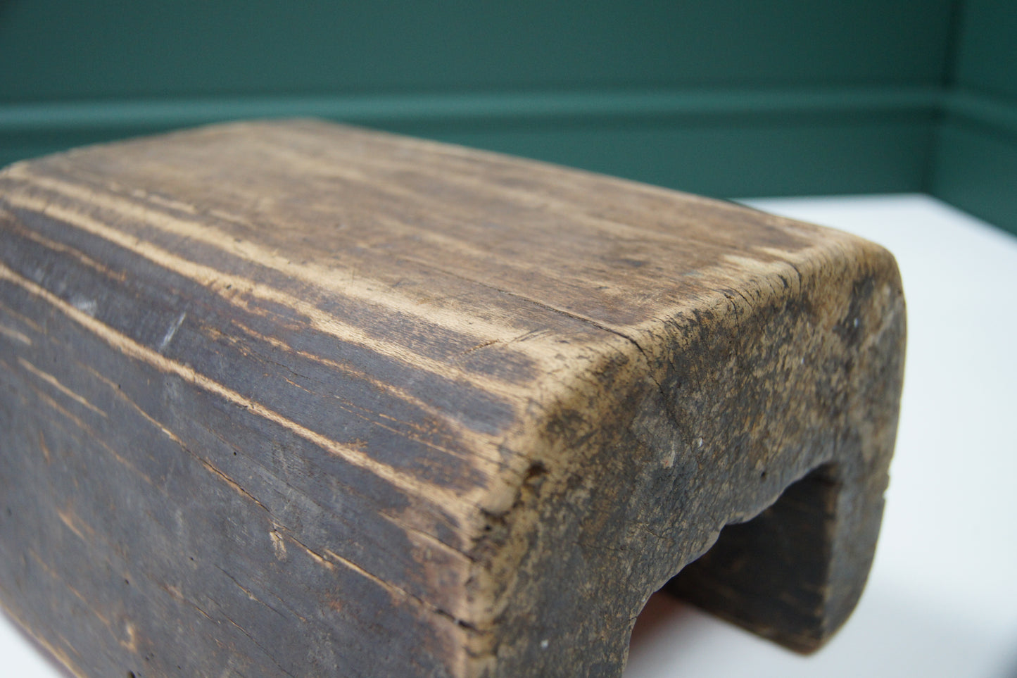 Quirky Curved Wooden Stool