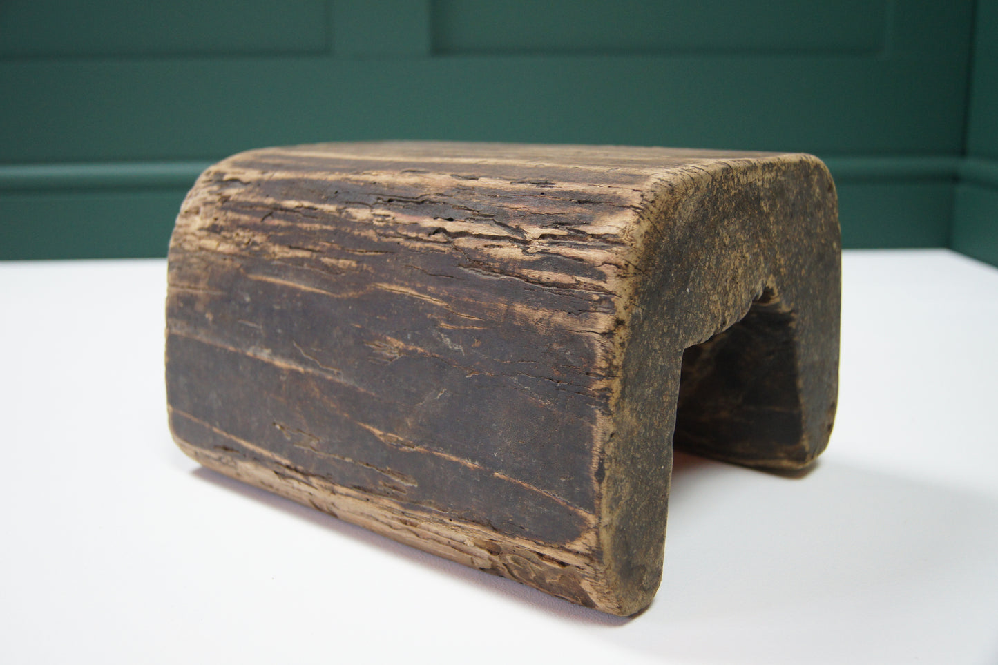 Quirky Curved Wooden Stool