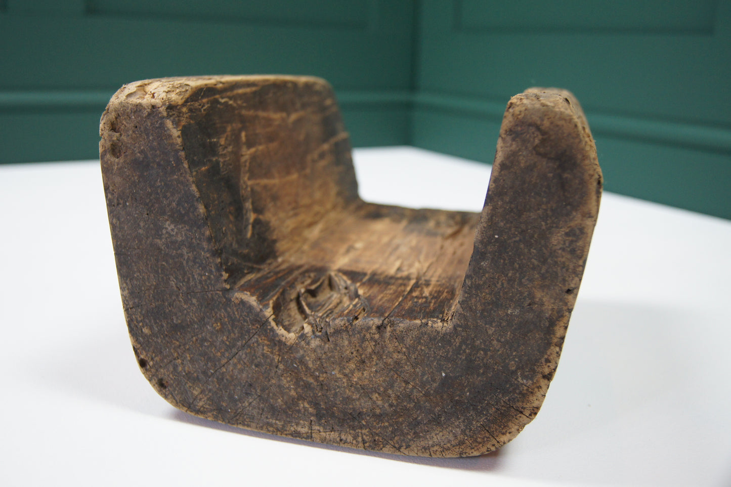 Quirky Curved Wooden Stool