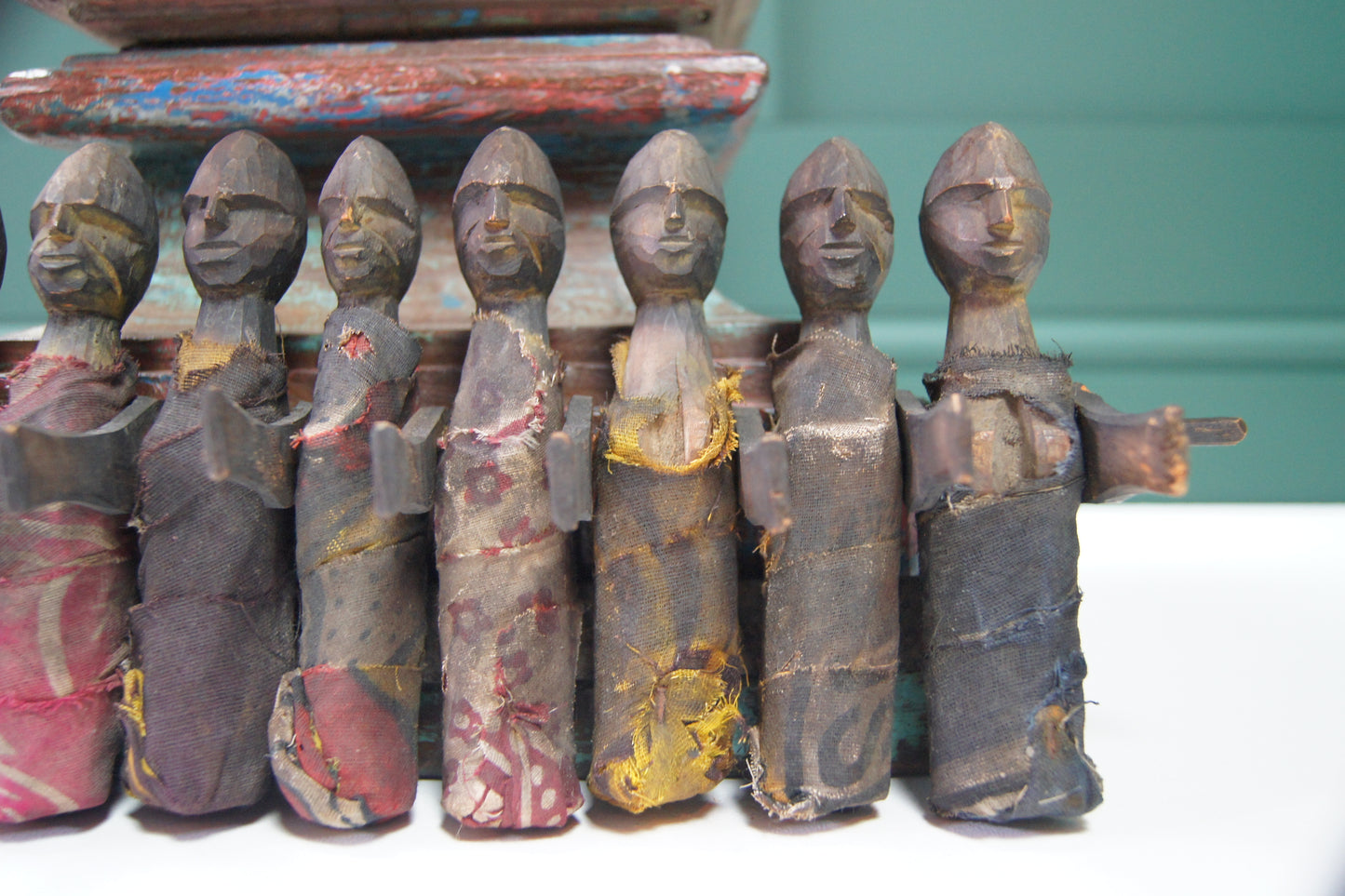 Antique Hand Carved Wooden Puppets