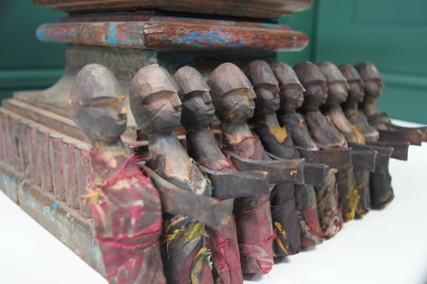 Antique Hand Carved Wooden Puppets