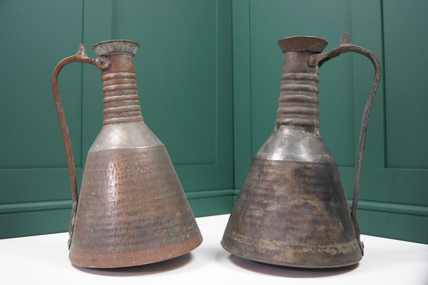 Large Antique Copper Water Ewer