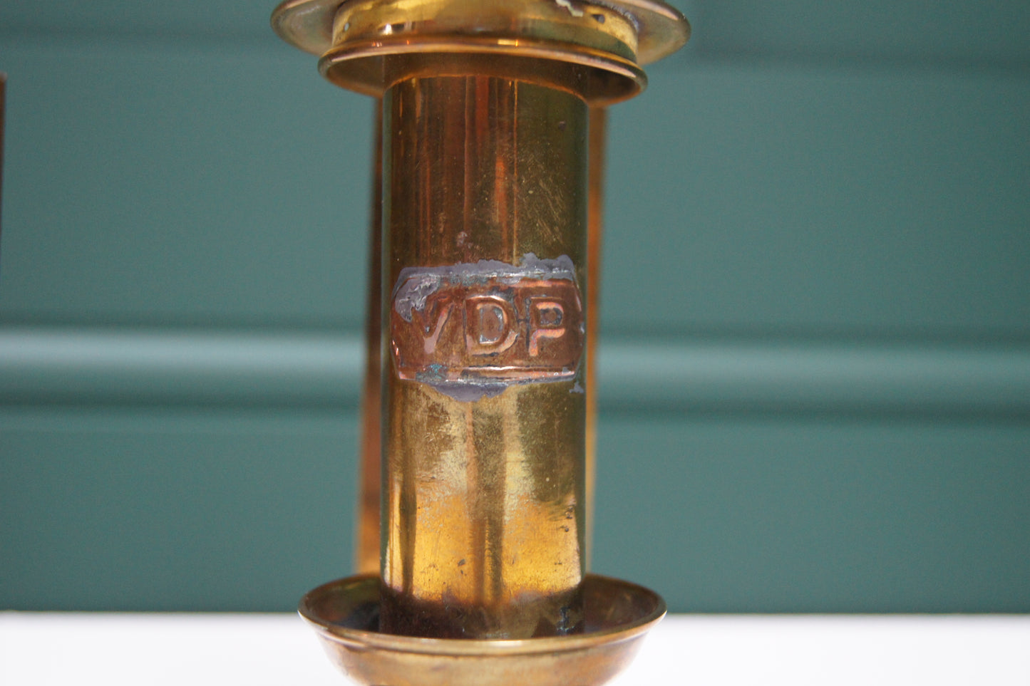 Pair of VDP Railway Brass Carriage Lamps