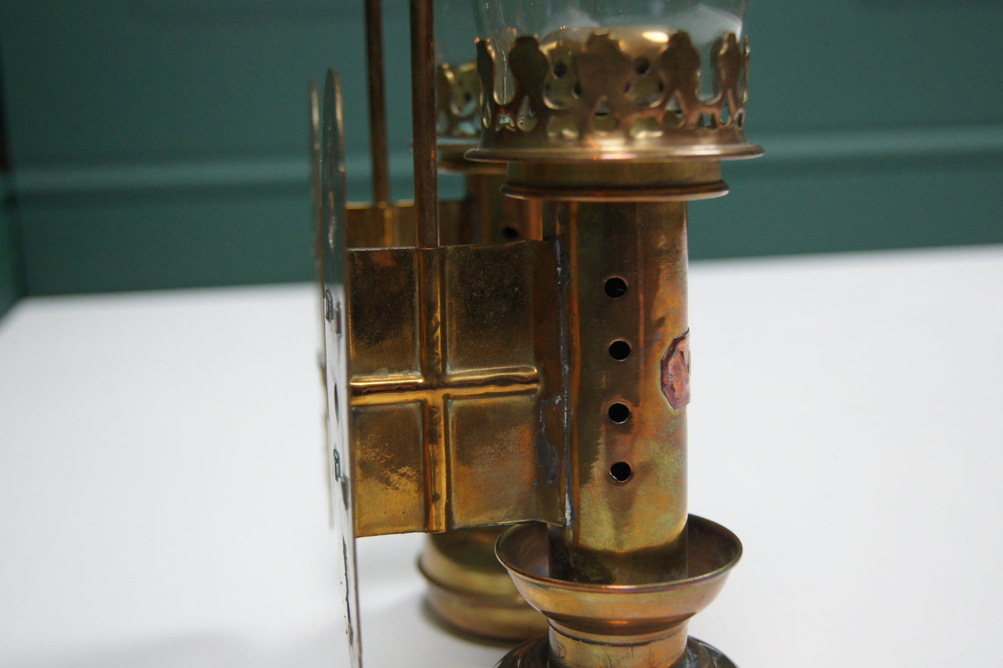 Pair of VDP Railway Brass Carriage Lamps