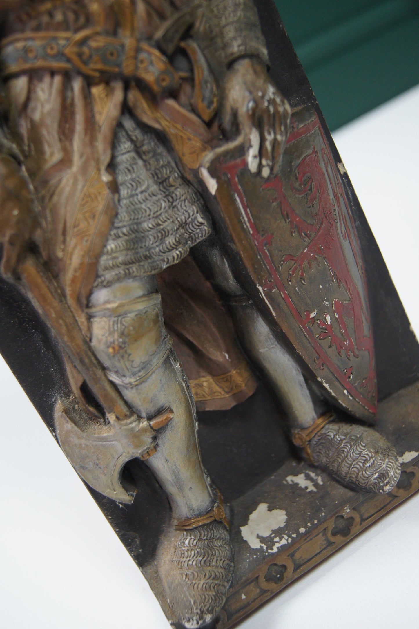 Cast Plaster Plaque Depicting Robert the Bruce