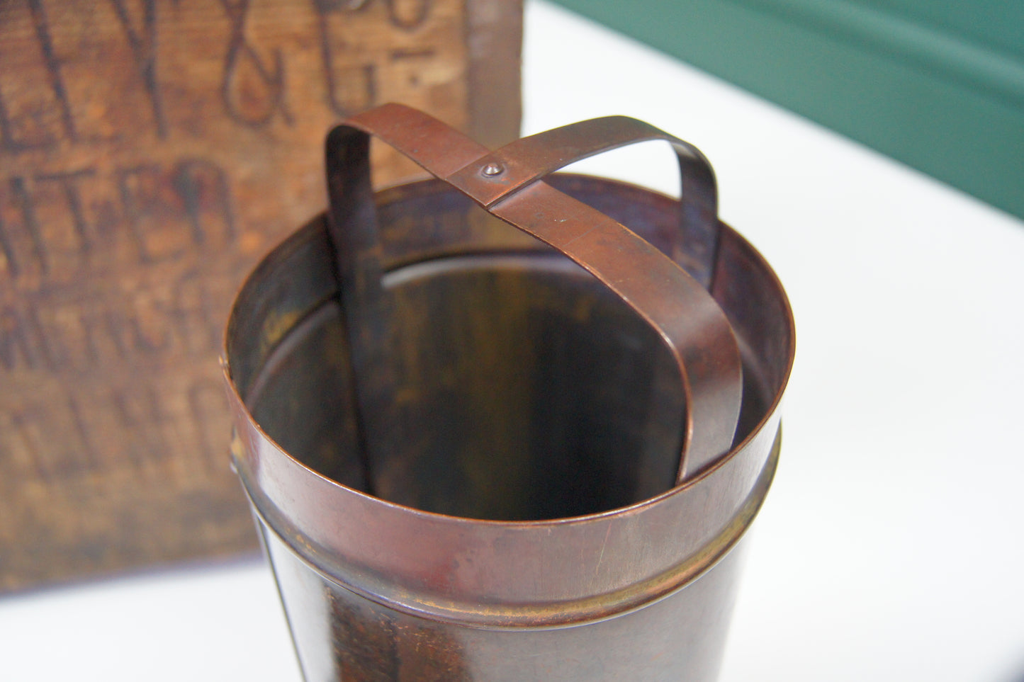 Antique WW1 Military Document Canister and Cover