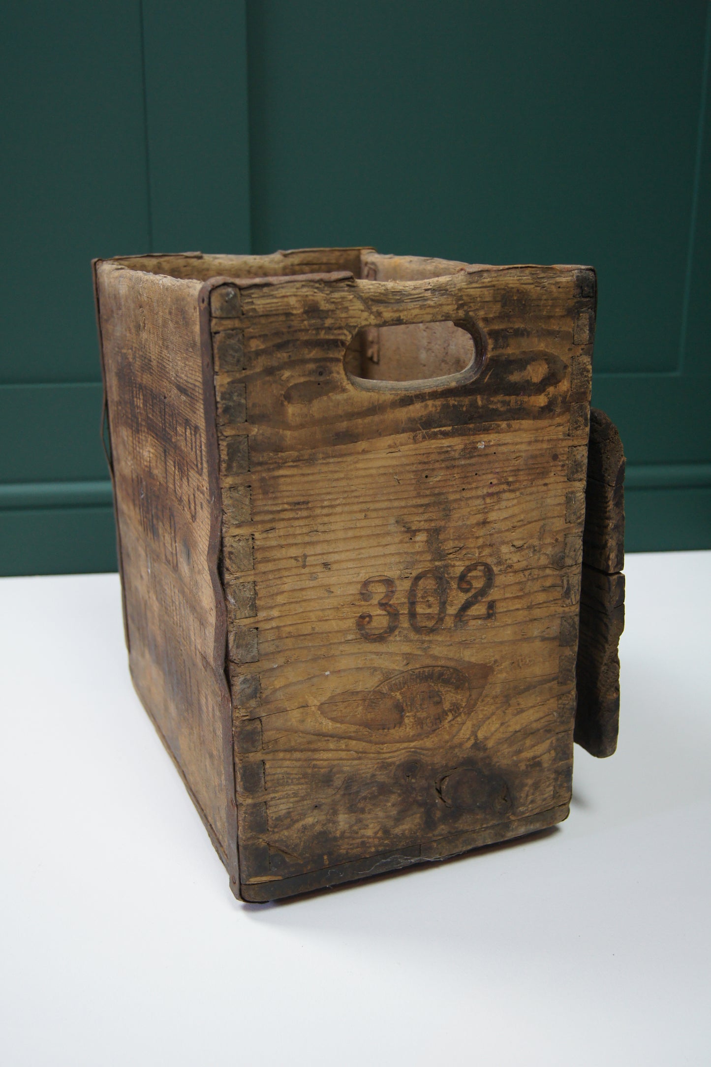 Vintage Pine Wine Crate
