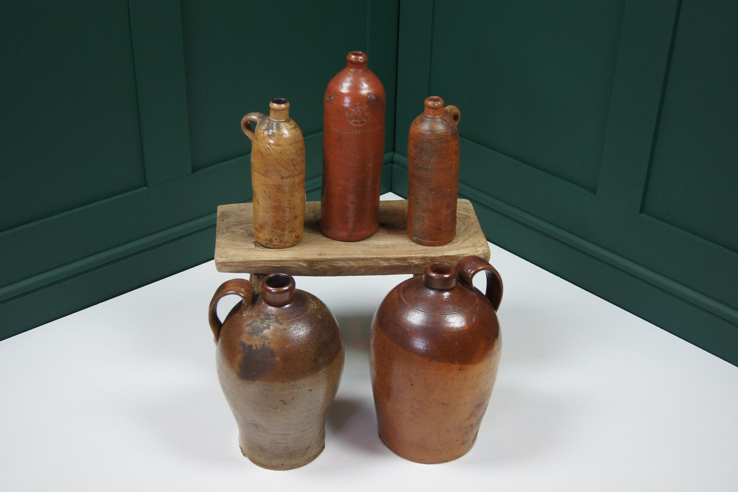 English Stoneware Flagon - Large