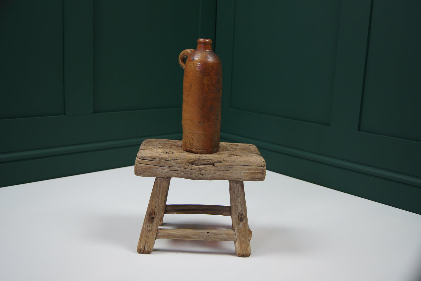 Antique German Stoneware Bottle - Medium