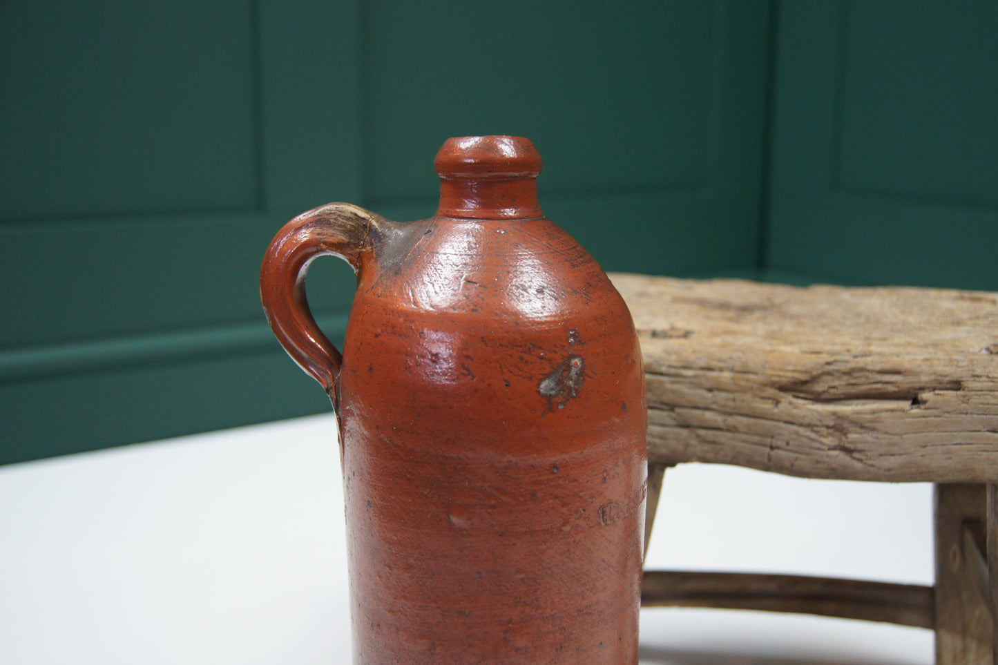 Antique German Stoneware Bottle - Large
