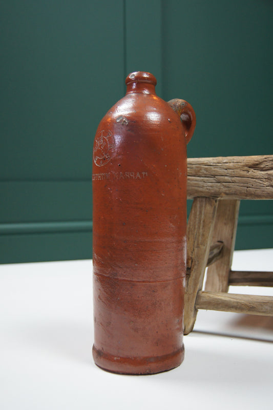 Antique German Stoneware Bottle - Large
