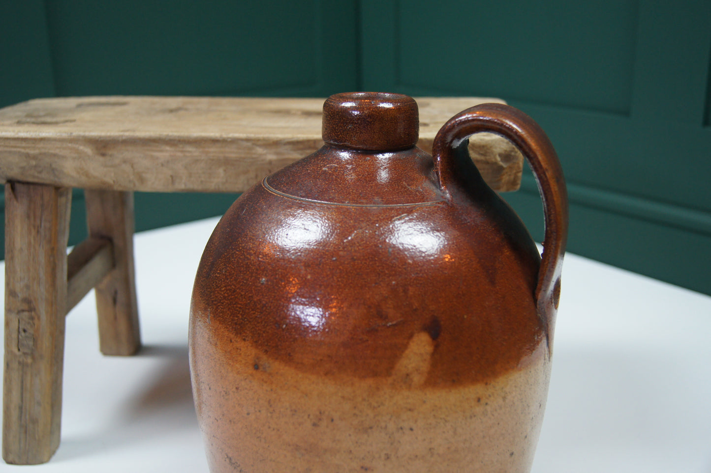 English Stoneware Flagon - Large