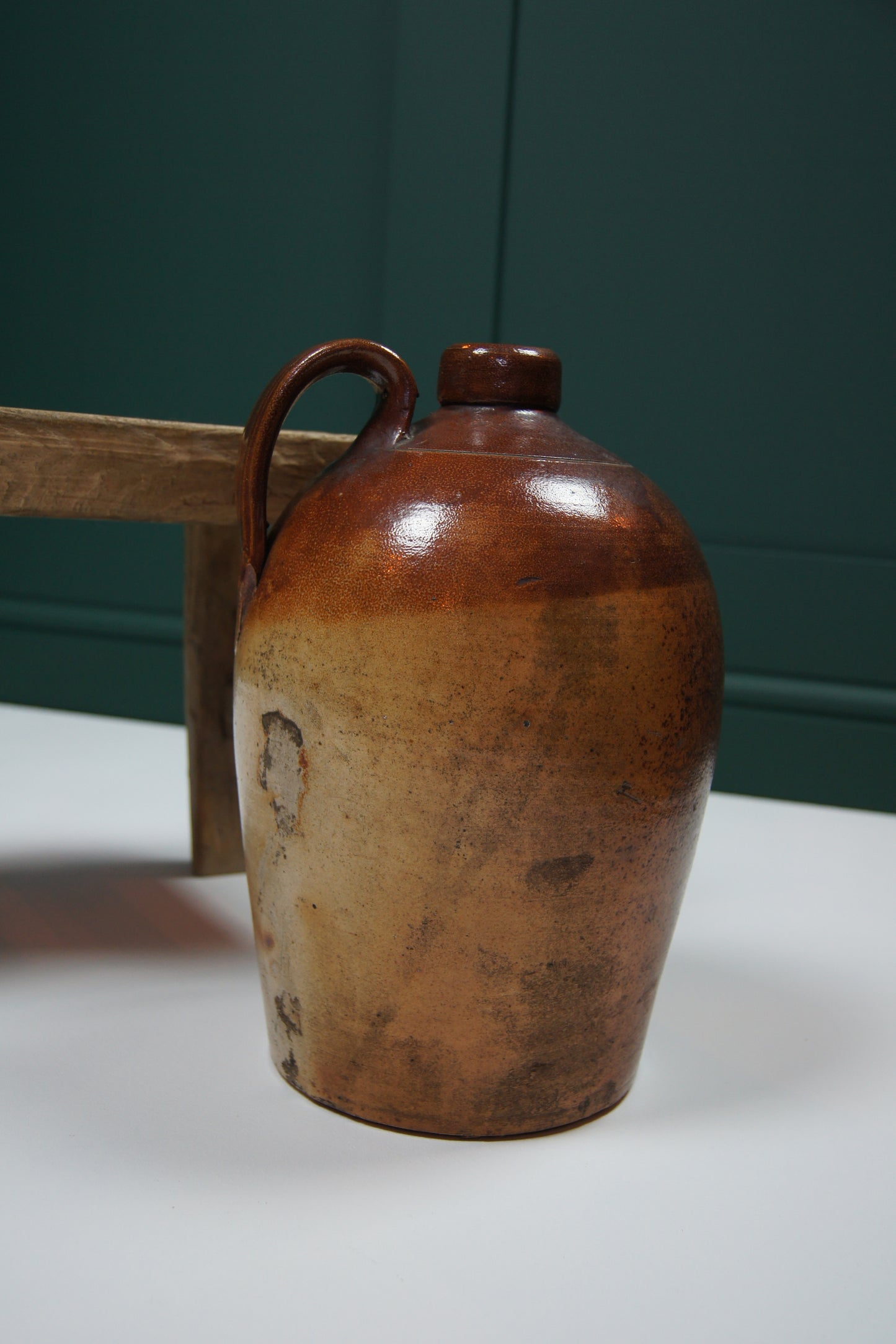 English Stoneware Flagon - Large