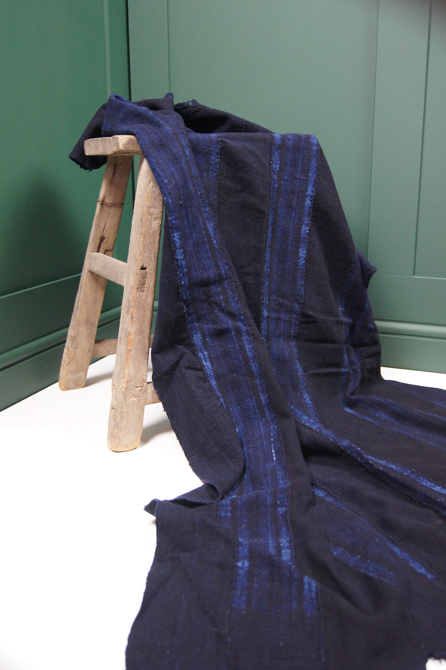 Traditional Vintage Mali Mud Cloth - Dark Blue