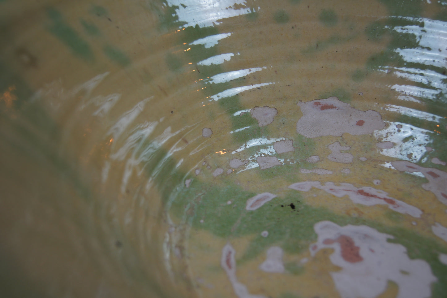 Medium Antique Spanish Terracotta Olive Bowl