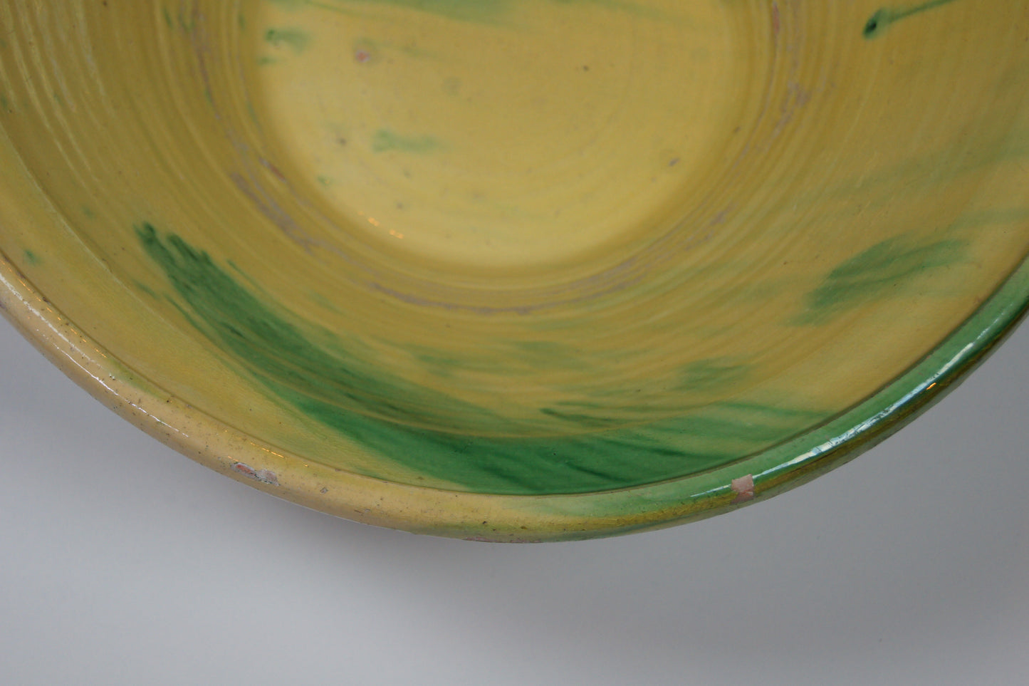 Large Antique Spanish Terracotta Lebrillo Bowl