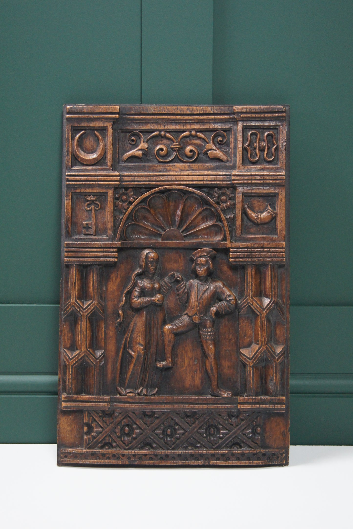 Flemish Carved Wooden Panel