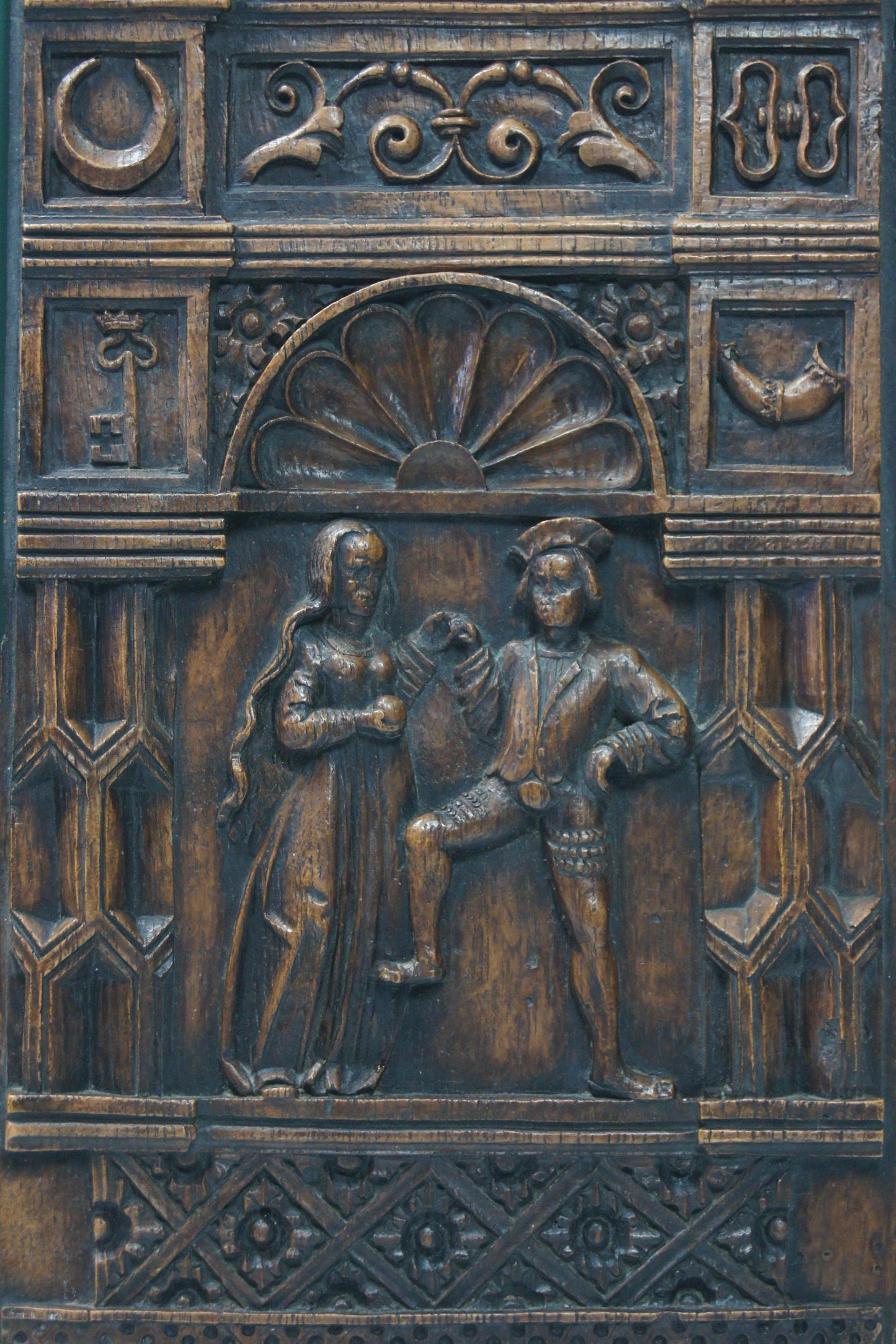 Flemish Carved Wooden Panel