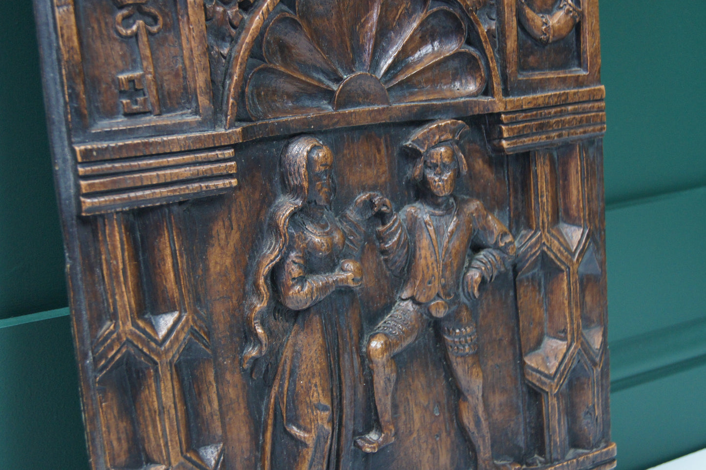 Flemish Carved Wooden Panel