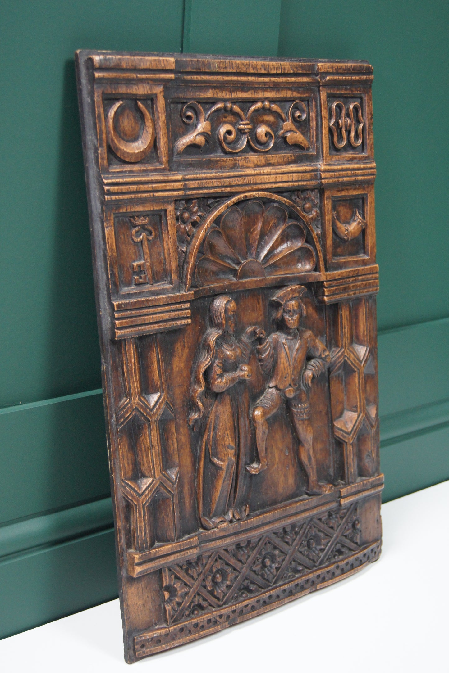 Flemish Carved Wooden Panel