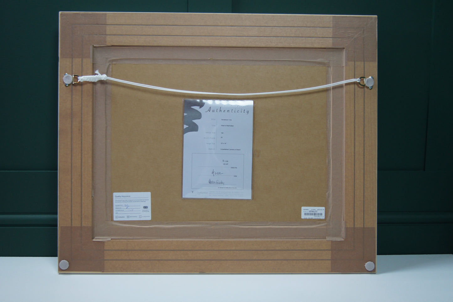 Henderson Cisz Framed Print - Heart of Manhattan (limited edition)