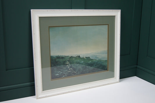 Signed Ashley Jackson Framed Print -  Cold & Damp on Bradshaw Moor